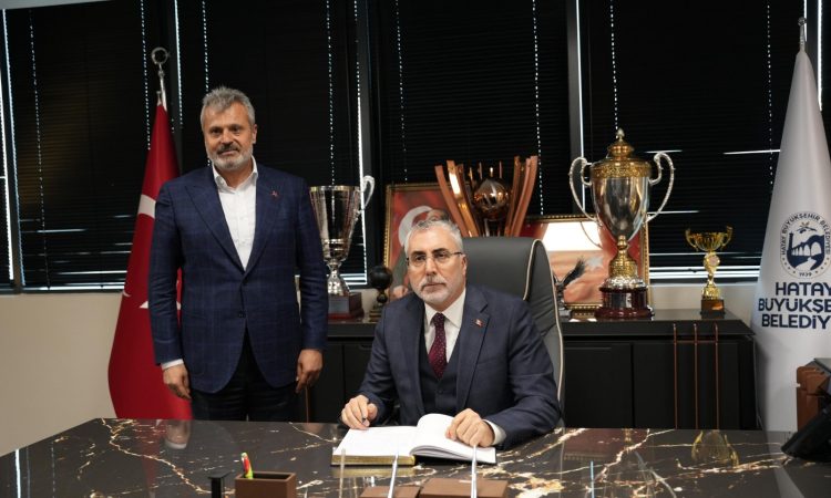 BAKAN IŞIKHAN’DAN BAŞKAN ÖNTÜRK’E ZİYARET