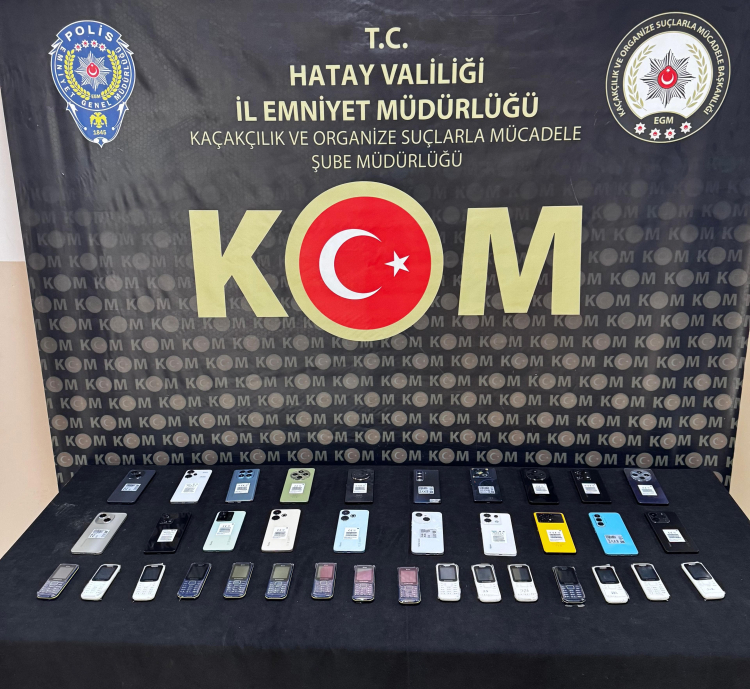 Hatay’da Kaçakçılık ve Organize Suçlara Yönelik Operasyon
