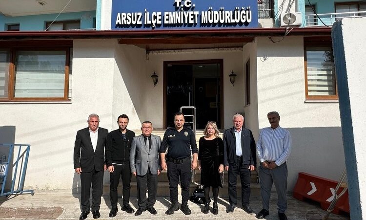 ARSUZ İŞ İNSANLARI DERNEĞİ’NDEN EMNİYET MÜDÜRÜ GÜN’E POLİS HAFTASI ZİYARETİ