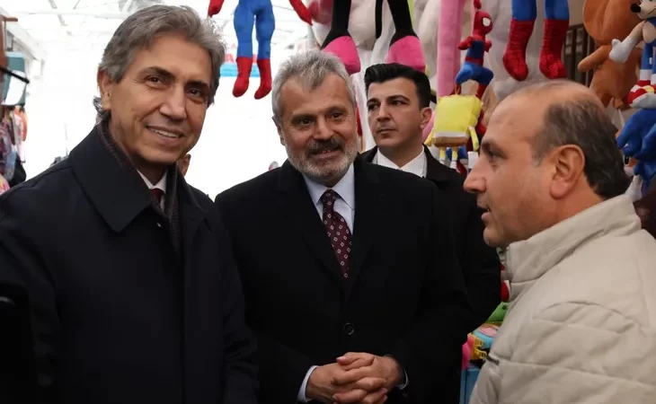 BAŞKAN ÖNTÜRK, AK PARTİ YEREL YÖNETİMLER BAŞKANI DEMİR’İ AĞIRLADI