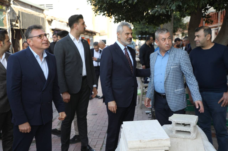 BAŞKAN ÖNTÜRK’TEN İSKENDERUN ESNAFINA ZİYARET