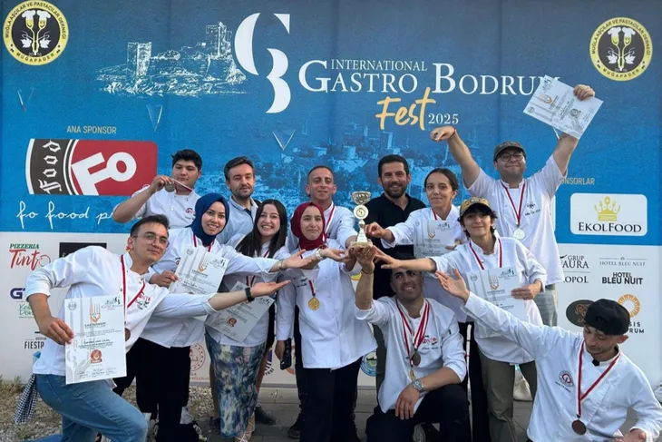 İSKENDERUN TEKNİK ÜNİVERSİTE’Lİ GENÇ ŞEFLERDEN BODRUM’DA MADALYA YAĞMURU