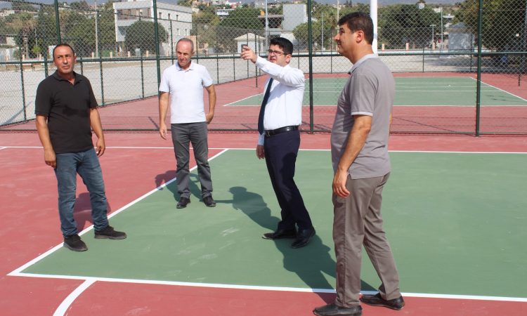 Arsuz Kaymakamı Eroğlu’ndan Yapımı Süren Okul İnşaatlarına Ziyaret