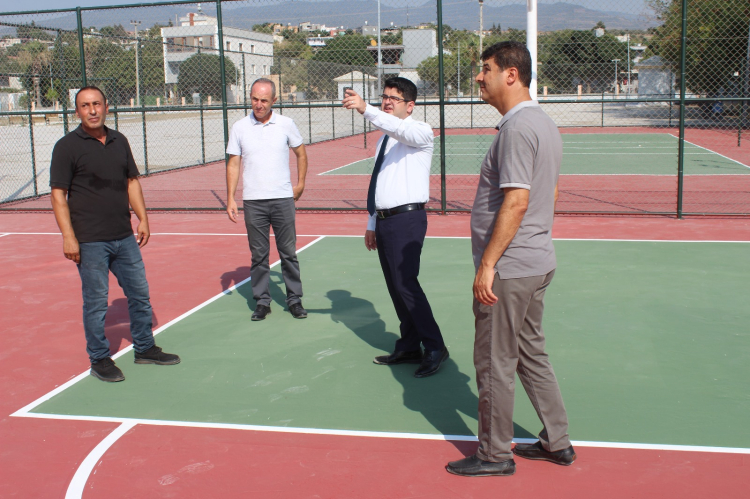 Arsuz Kaymakamı Eroğlu’ndan Yapımı Süren Okul İnşaatlarına Ziyaret