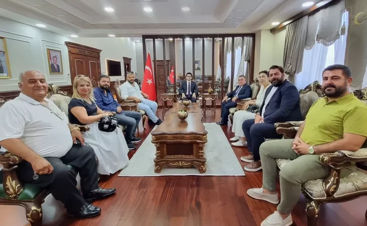 ARİAD’TAN KAYMAKAM EROĞLU’NA HAYIRLI OLSUN ZİYARETİ