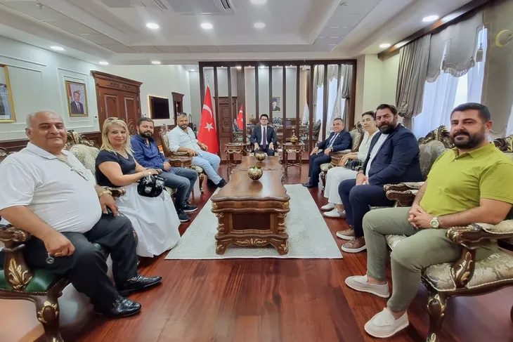 ARİAD’TAN KAYMAKAM EROĞLU’NA HAYIRLI OLSUN ZİYARETİ