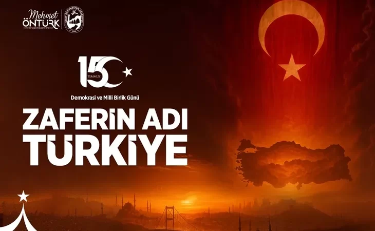 BAŞKAN ÖNTÜRK’TEN 23 TEMMUZ HATAY’IN ANA VATAN’A KATILIŞININ 86. YIL DÖNÜMÜ MESAJI