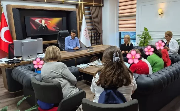 Gökmeydan Özel Eğitim ve Rehabilitasyon Merkezinden Milli Eğitim Müdürü Yanmaz’a ziyaret