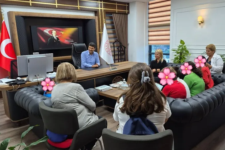 Gökmeydan Özel Eğitim ve Rehabilitasyon Merkezinden Milli Eğitim Müdürü Yanmaz’a ziyaret