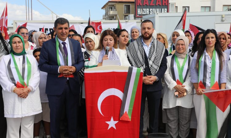 AK Parti Kadın Kolları’ndan ‘Gazze İçin Sessiz Çığlık’ Etkinliği