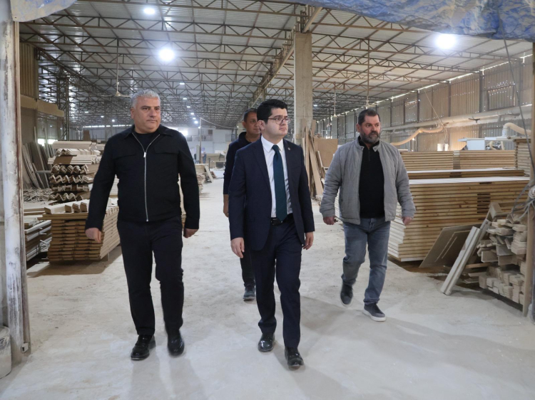 KAYMAKAM EROĞLU, ADADOOR ÜRETİM TESİSİNİ ZİYARET ETTİ